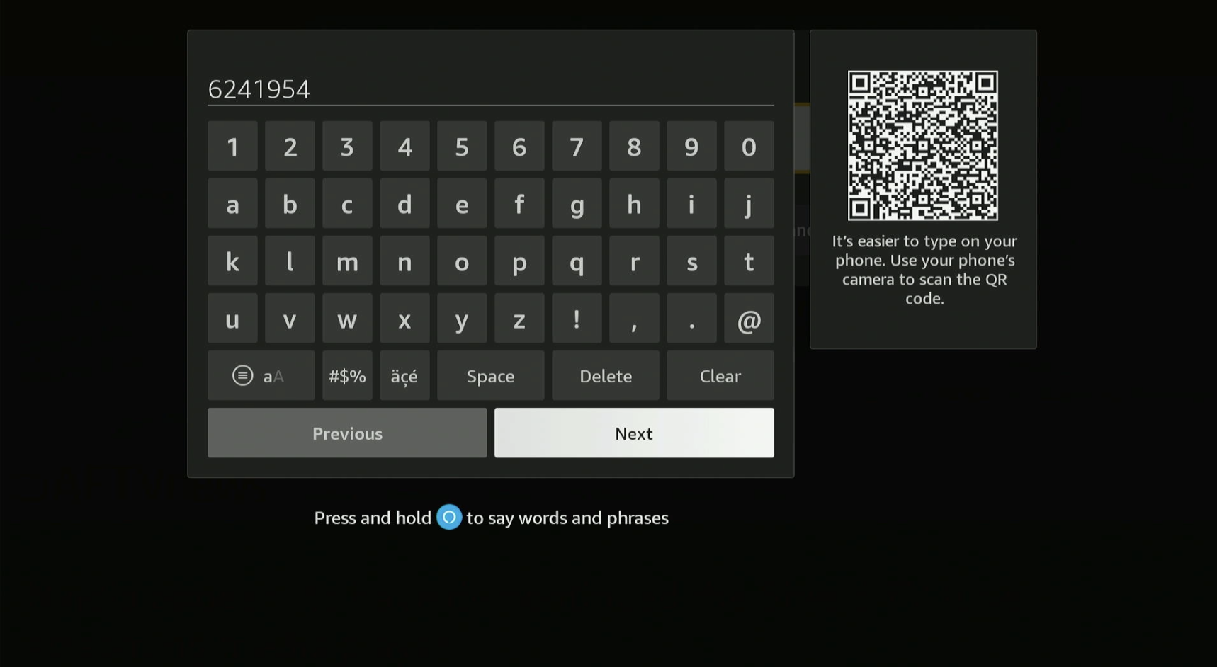Type Code 6241954