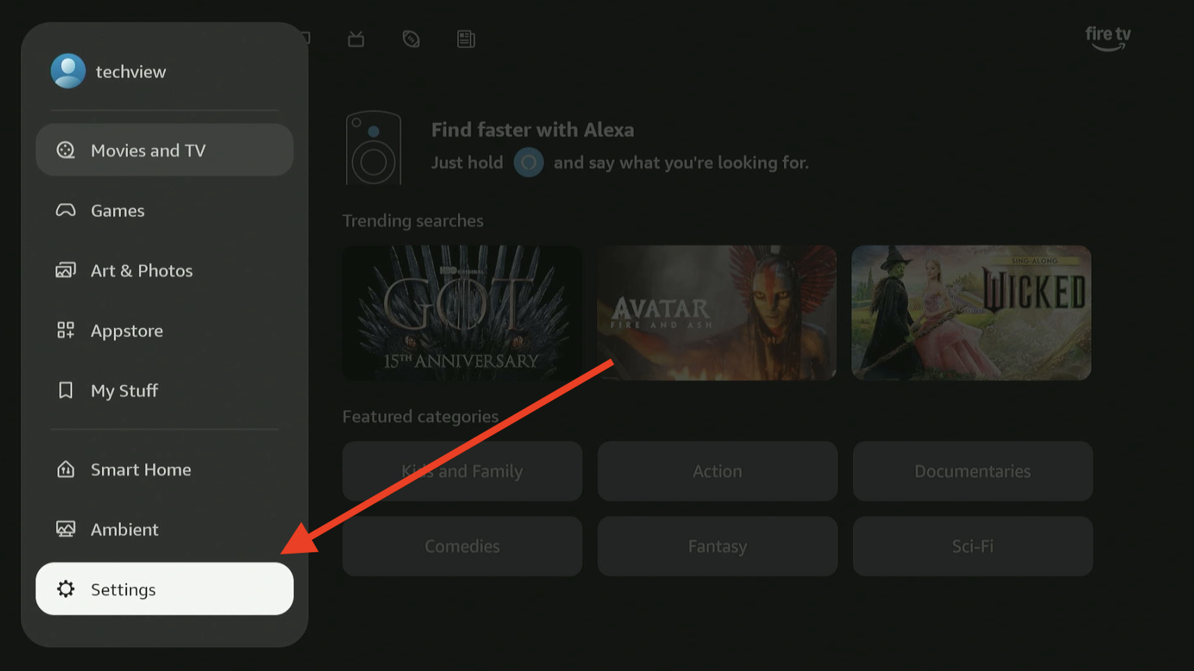 Go to Settings